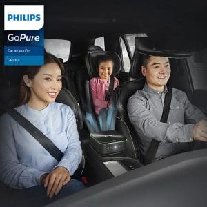 Máy lọc không khí, khử mùi trên xe ô tô Philips GP9101 cảm biến chất lượng không khí 6 màu 34
