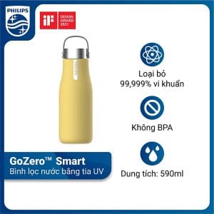 Bình lọc nước bằng UV Philips GO ZERO AWP2788 6